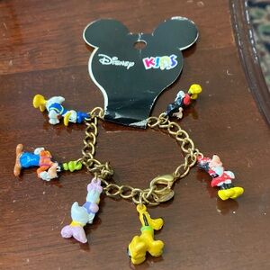 New-Disney Kids Bracelet with Colorful Character Charms